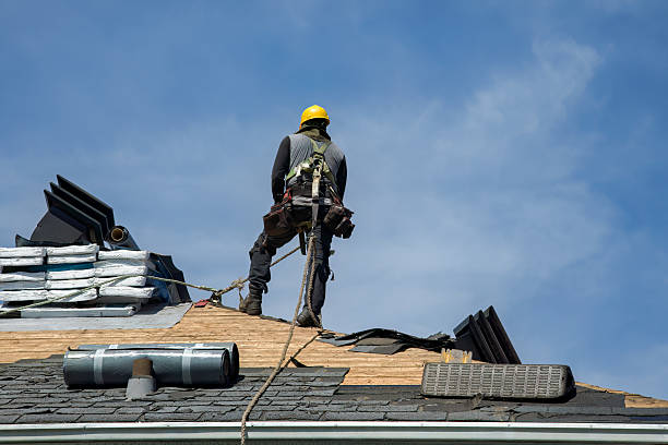 Professional Roof Replacement technician working in Auburn, IN